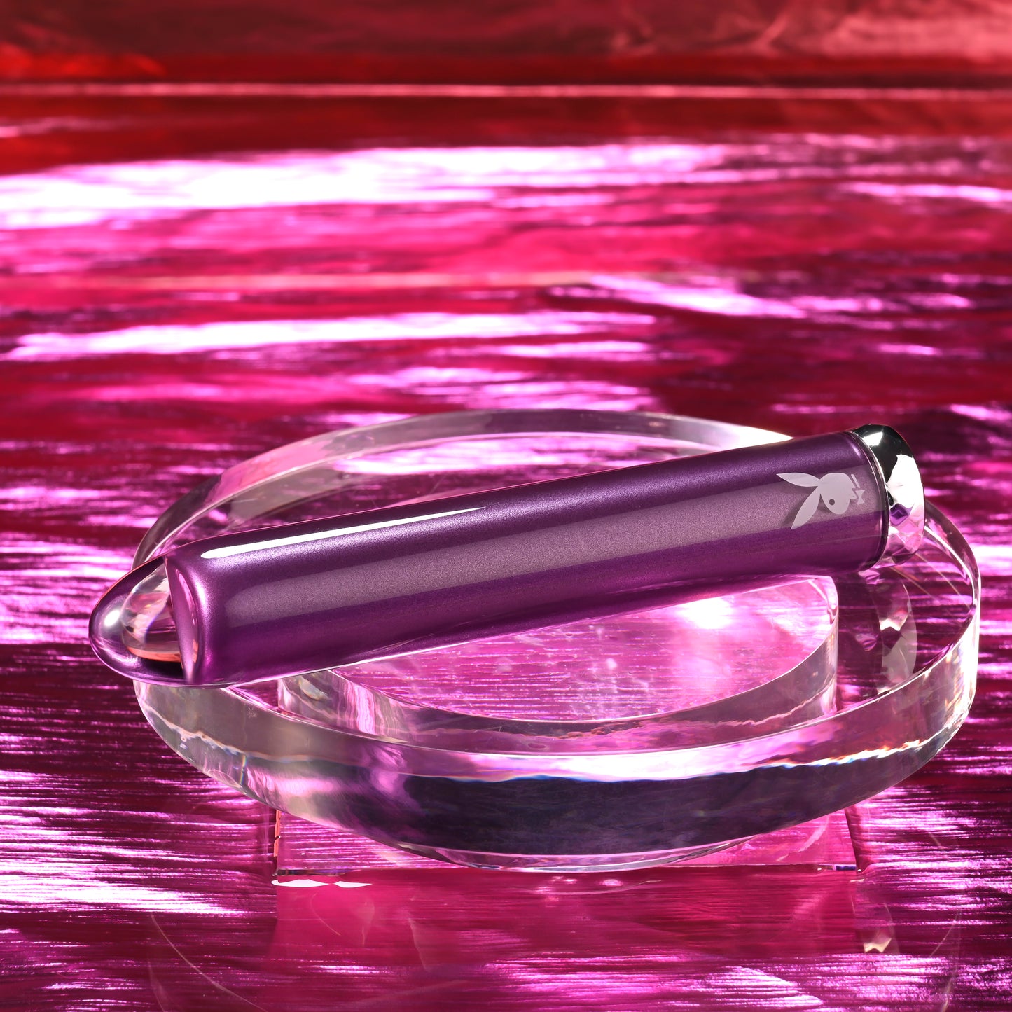 PB Amethyst Rechargeable Vibrating Glass Vibe