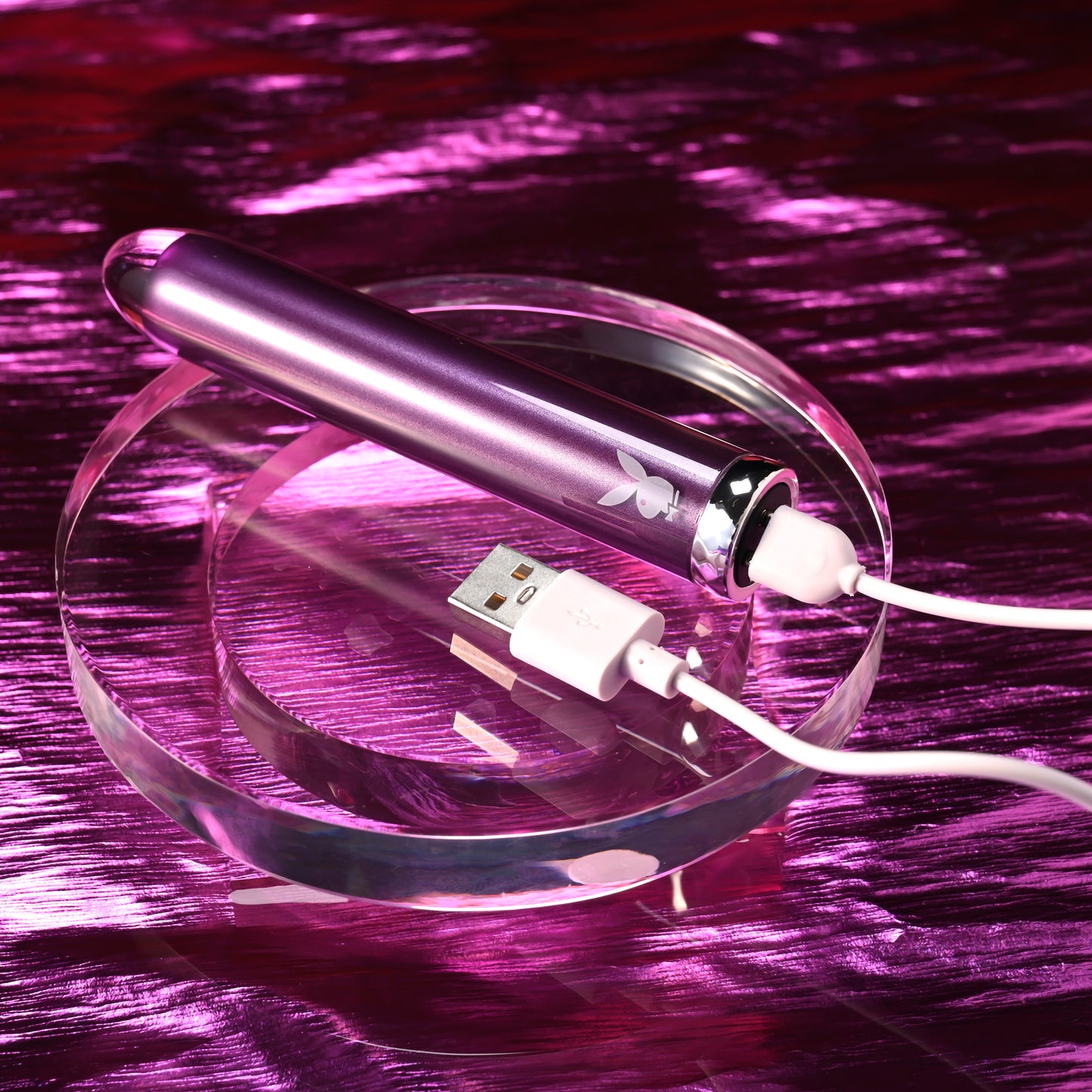 PB Amethyst Rechargeable Vibrating Glass Vibe