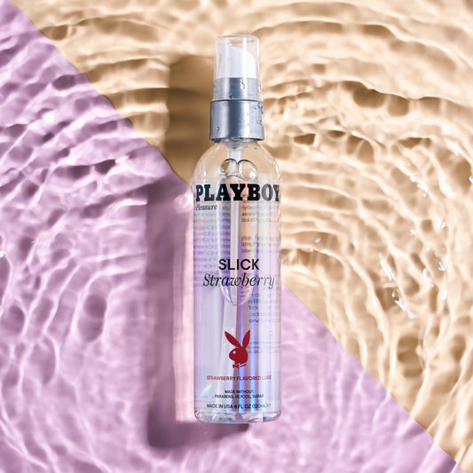 PB Slick Flavored Water-Based Lubricant Strawberry 4 oz.