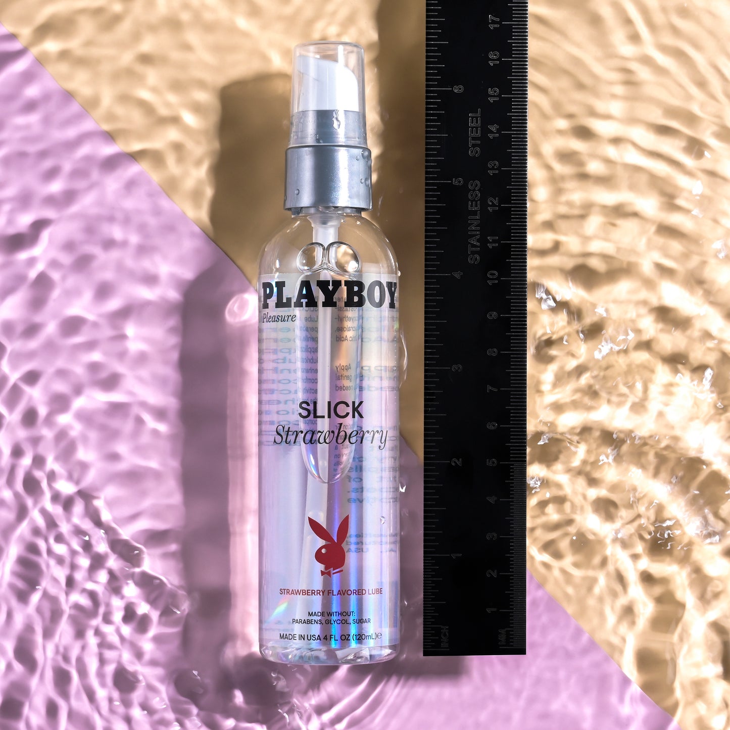 PB Slick Flavored Water-Based Lubricant Strawberry 4 oz.